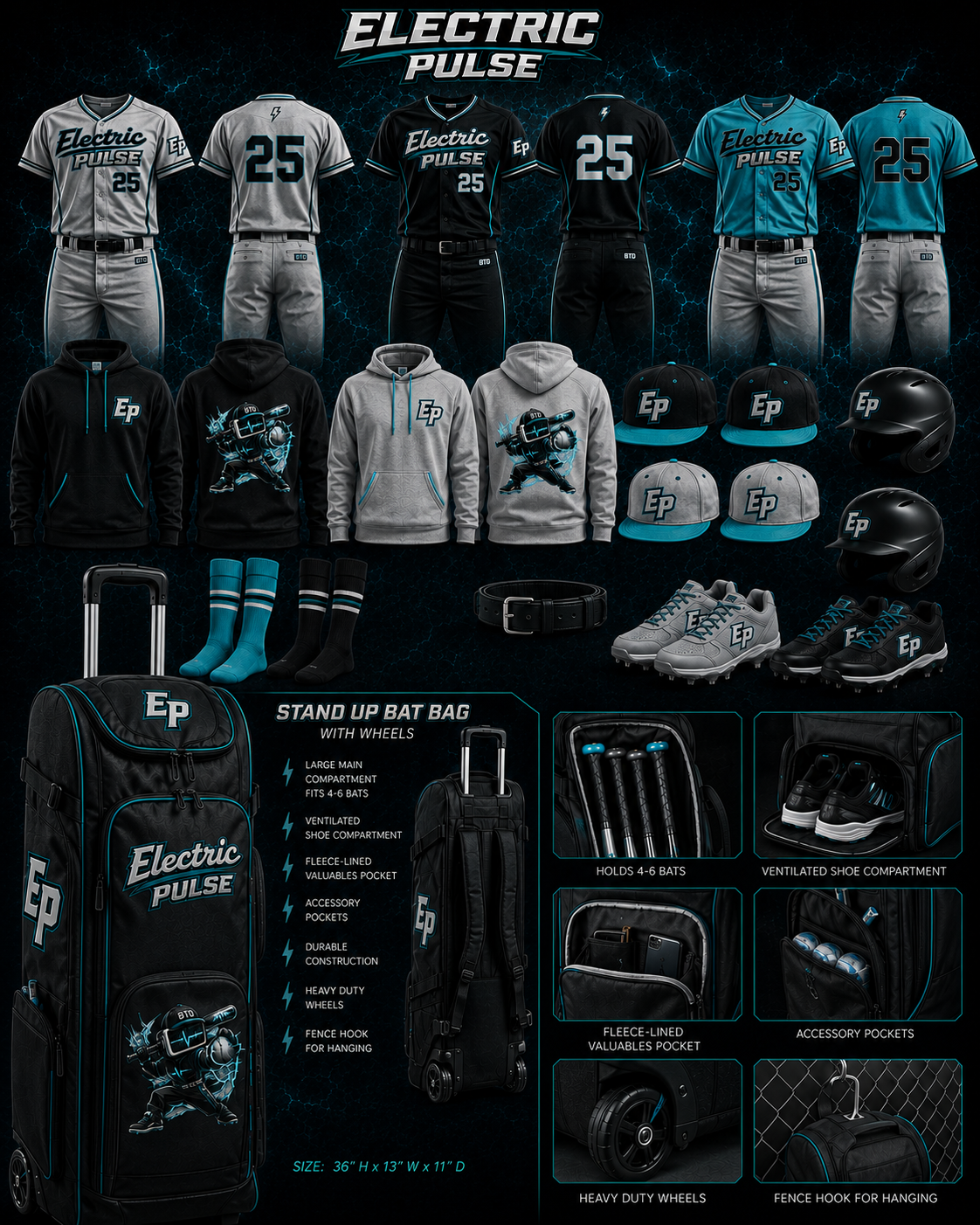 Electric Pulse jerseys